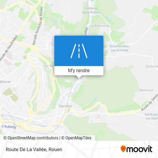 Route De La Vallée plan