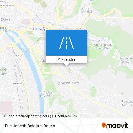 Rue Joseph Delattre plan