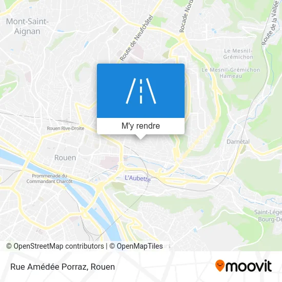 Rue Amédée Porraz plan