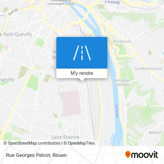 Rue Georges Pelcot plan