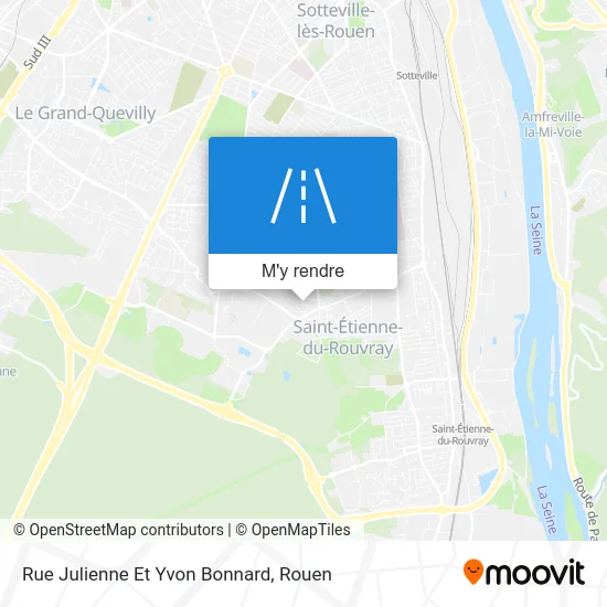 Rue Julienne Et Yvon Bonnard plan