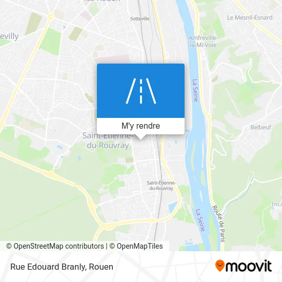 Rue Edouard Branly plan