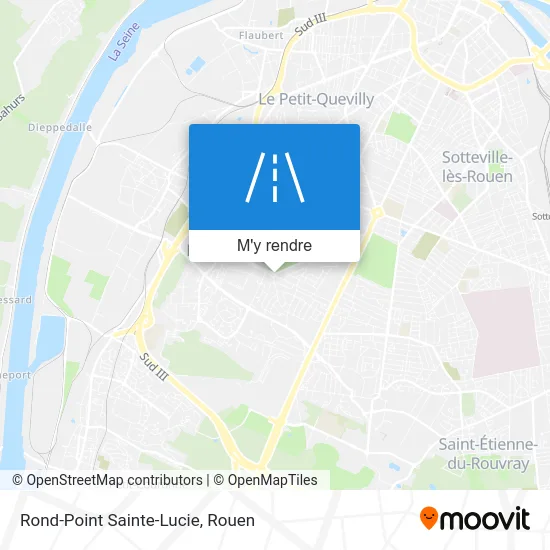 Rond-Point Sainte-Lucie plan