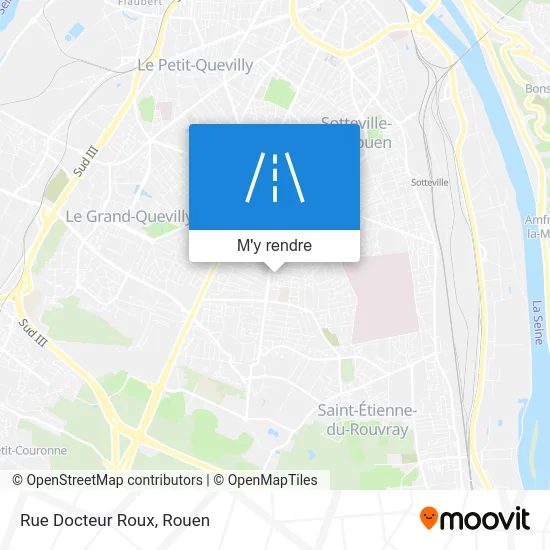 Rue Docteur Roux plan