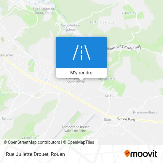 Rue Juliette Drouet plan