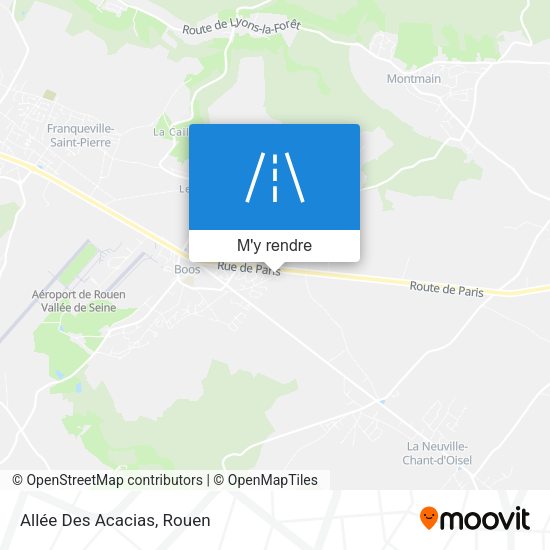 Allée Des Acacias plan