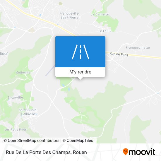 Rue De La Porte Des Champs plan