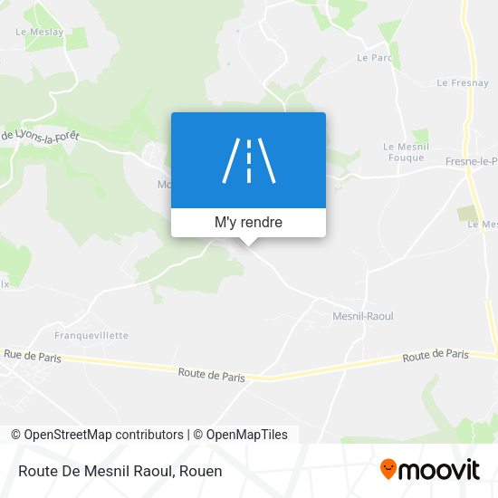 Route De Mesnil Raoul plan