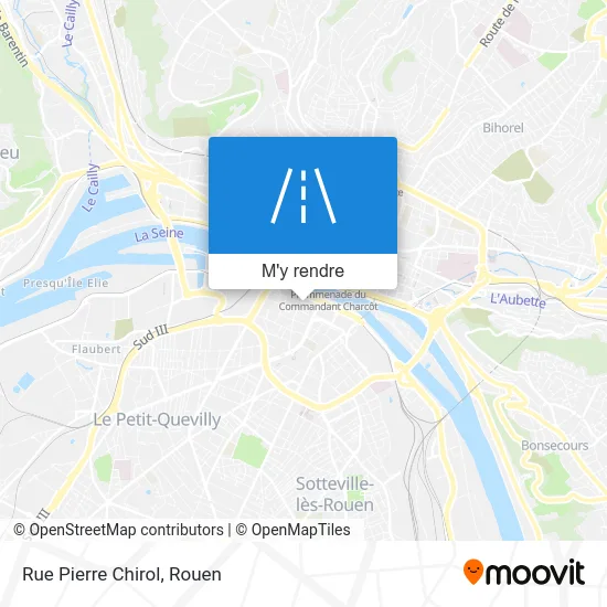 Rue Pierre Chirol plan