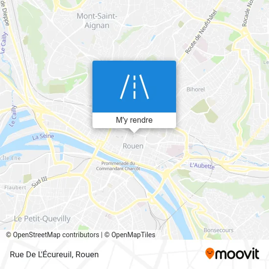 Rue De L'Écureuil plan