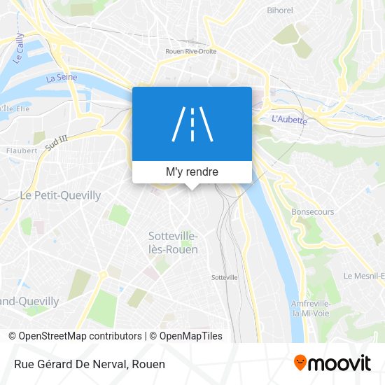 Rue Gérard De Nerval plan