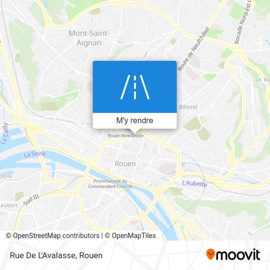 Rue De L'Avalasse plan