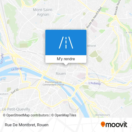 Rue De Montbret plan