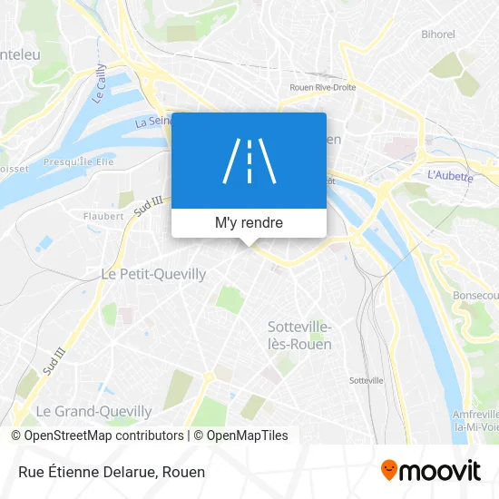 Rue Étienne Delarue plan