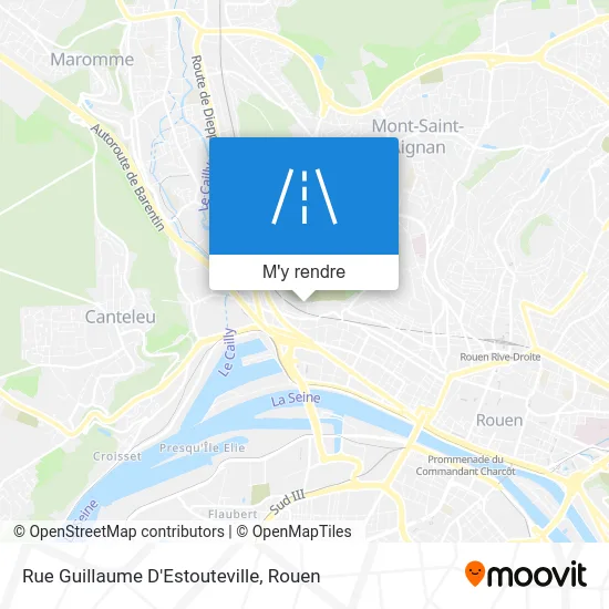 Rue Guillaume D'Estouteville plan