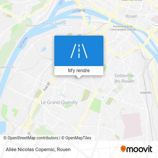 Allée Nicolas Copernic plan