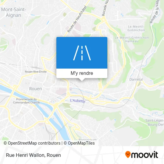 Rue Henri Wallon plan