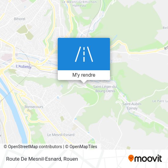 Route De Mesnil-Esnard plan