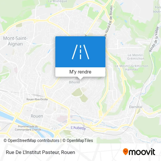 Rue De L'Institut Pasteur plan