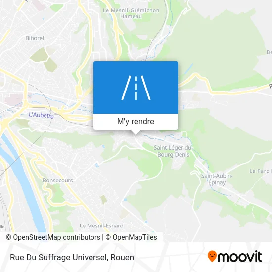 Rue Du Suffrage Universel plan