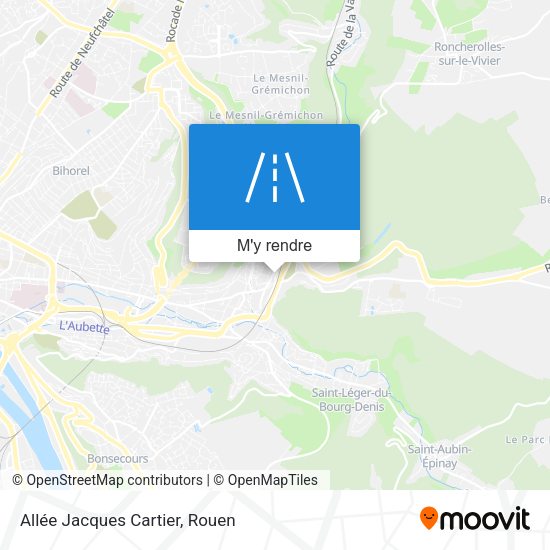 Allée Jacques Cartier plan