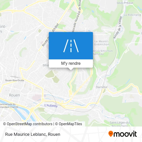 Rue Maurice Leblanc plan