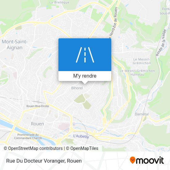 Rue Du Docteur Voranger plan