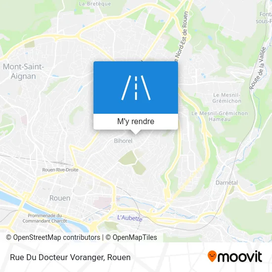 Rue Du Docteur Voranger plan