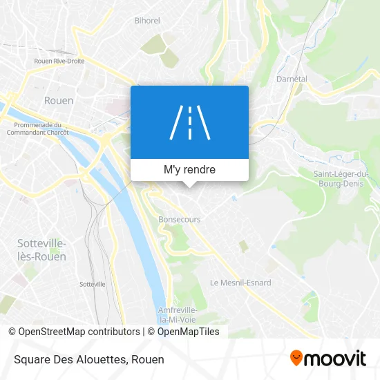 Square Des Alouettes plan