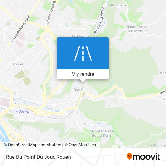 Rue Du Point Du Jour plan