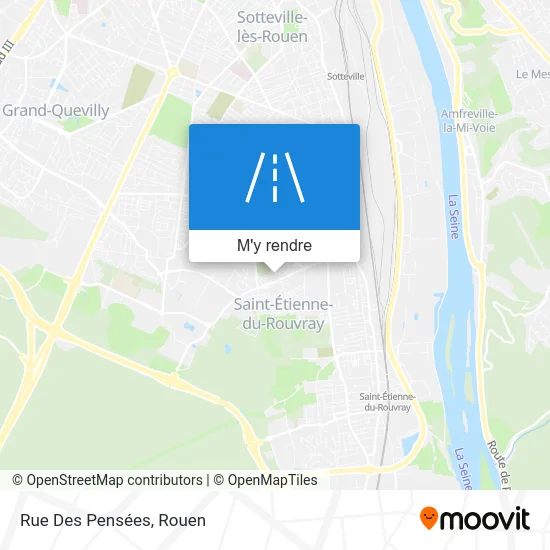 Rue Des Pensées plan