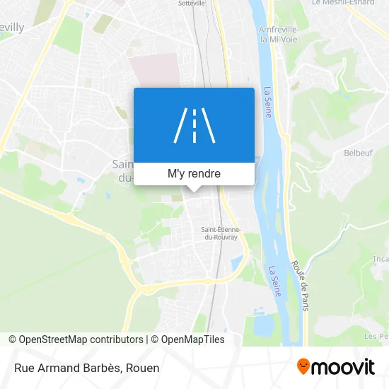 Rue Armand Barbès plan