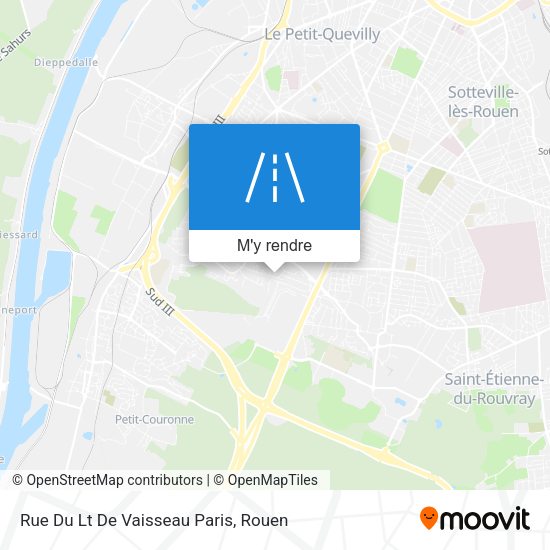 Rue Du Lt De Vaisseau Paris plan