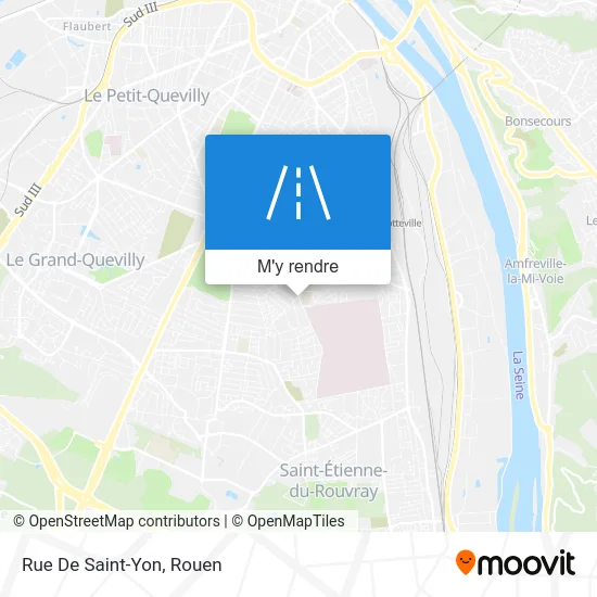 Rue De Saint-Yon plan