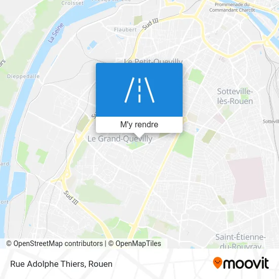 Rue Adolphe Thiers plan