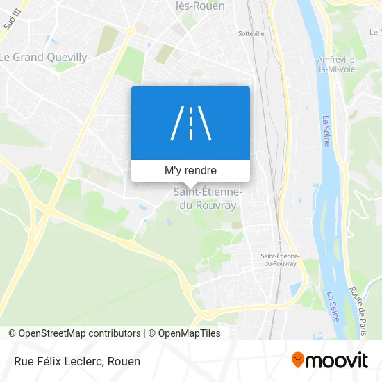 Rue Félix Leclerc plan