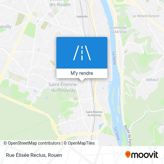 Rue Élisée Reclus plan