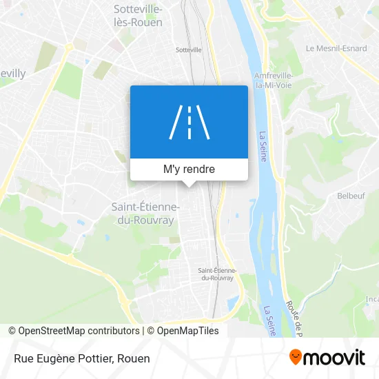 Rue Eugène Pottier plan