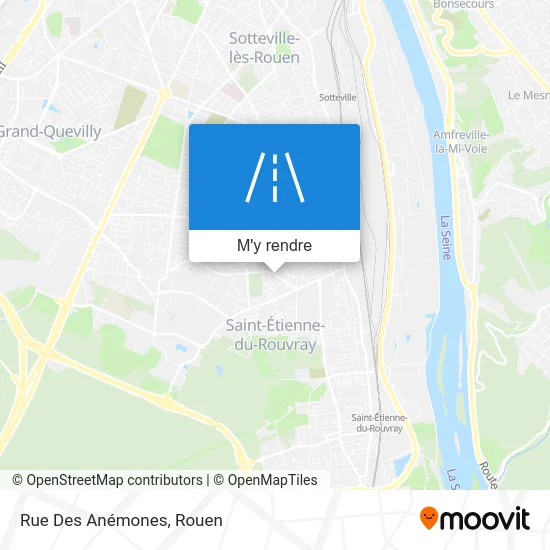 Rue Des Anémones plan