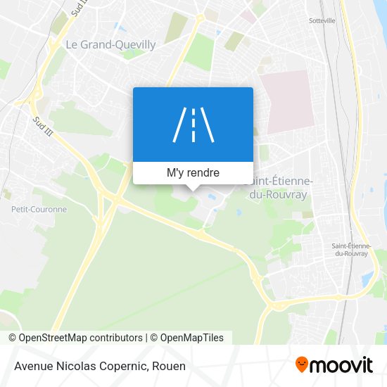Avenue Nicolas Copernic plan