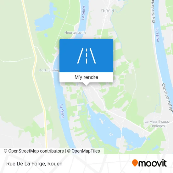 Rue De La Forge plan