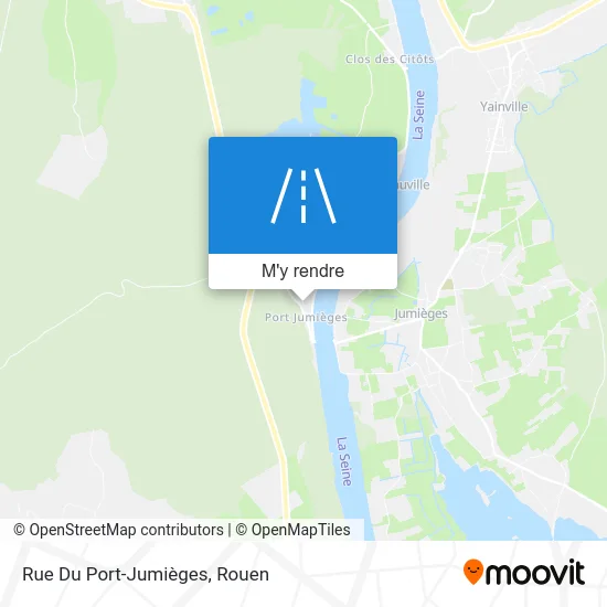 Rue Du Port-Jumièges plan