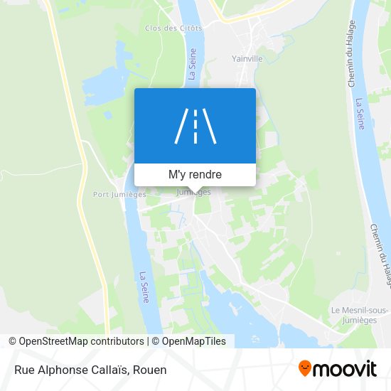 Rue Alphonse Callaïs plan