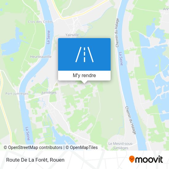 Route De La Forêt plan