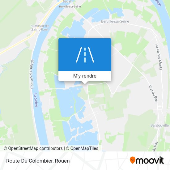Route Du Colombier plan