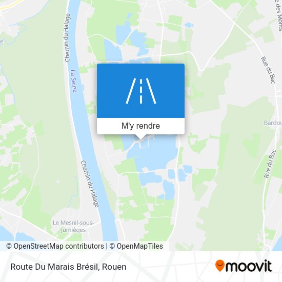 Route Du Marais Brésil plan