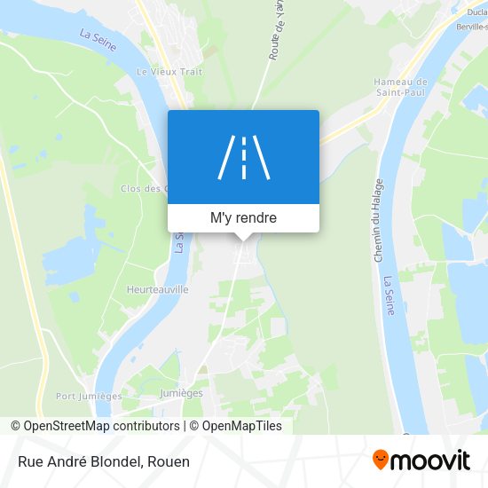 Rue André Blondel plan