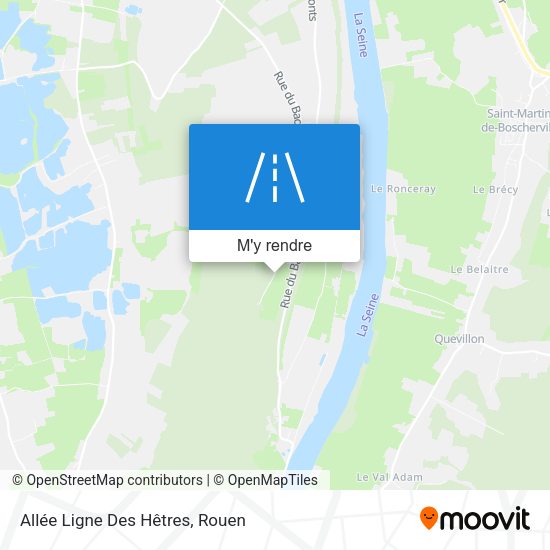 Allée Ligne Des Hêtres plan