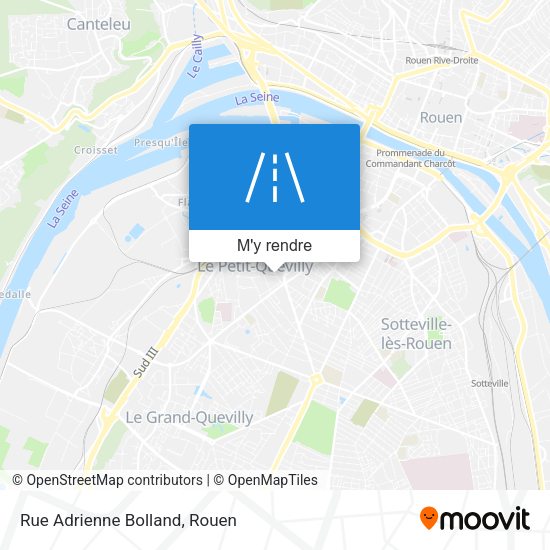 Rue Adrienne Bolland plan