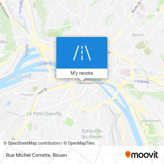 Rue Michel Corrette plan